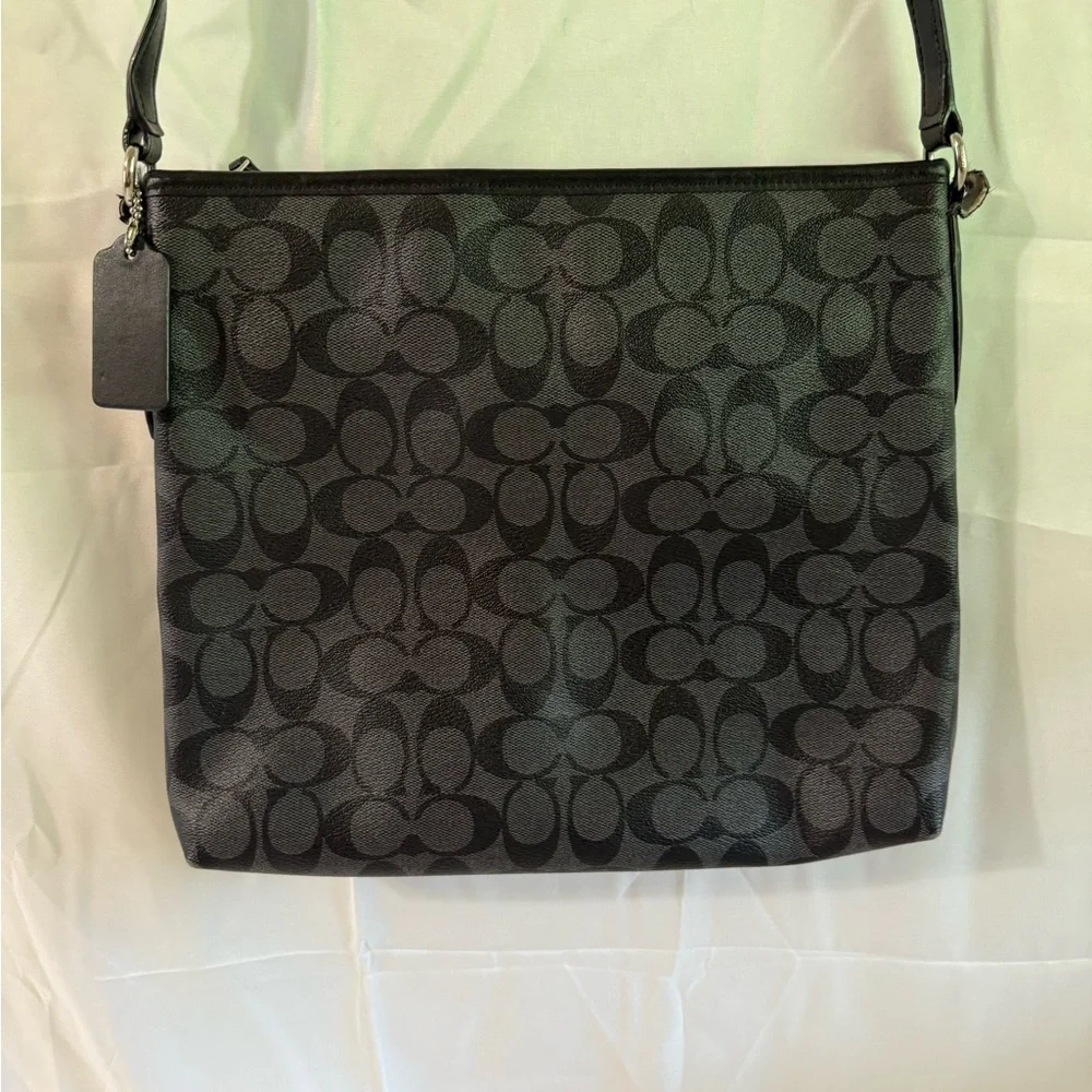 Coach Black Signature Crossbody Bag